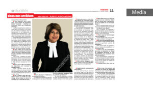 Urmila Boolell SC featured in the latest edition of Week-End.